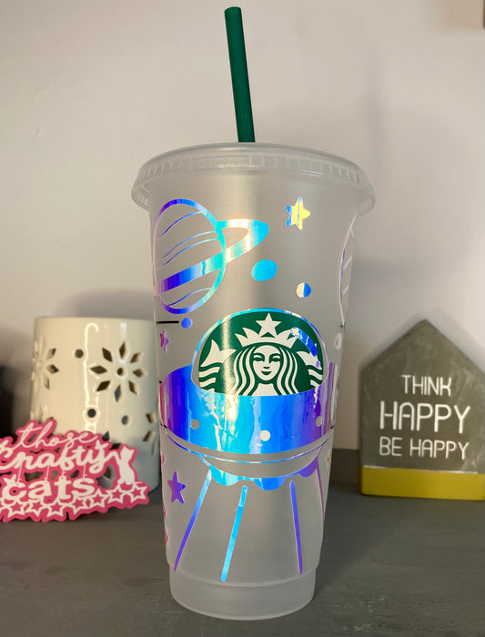 Personalised Cold Cup With Straw, Starbucks Cup, Pastel Colours, Tumbler  With Straw, Cold Cup, Hen Party Cups, Bride Cup Reusable Cold Cup,p 