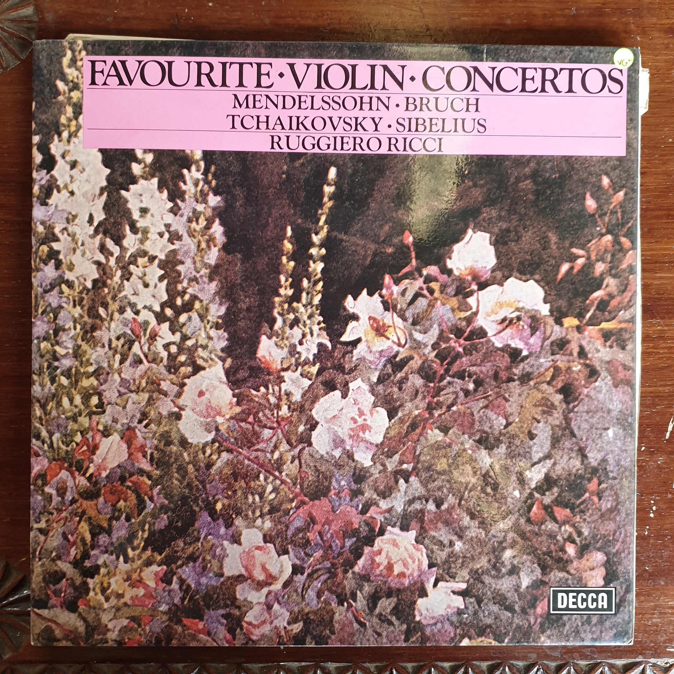 Other Tapes, LPs  Other Formats Favourite Violin Concertos Mendelssohn  Bruch Tchaikovsky/ Sibelius, Ruggiero Ricci D... for sale in  Johannesburg (ID:594077118)