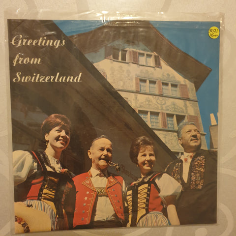 Greetings From Switzerland  -  Vinyl 7" Record - Very-Good+ Quality (VG+) - C-Plan Audio