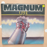 Magnum ‎– Magnum Live -  Double Vinyl 7" Record - Very-Good+ Quality (VG+) - C-Plan Audio