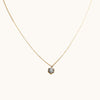 Picture of Golden Solitude Diamond Necklace