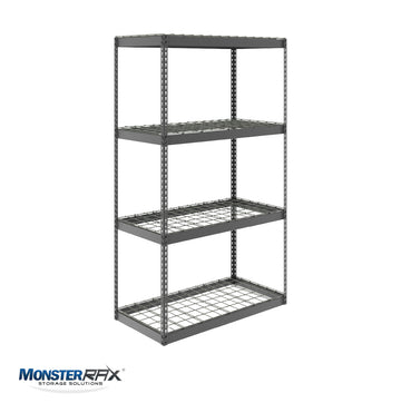 MonsterRax 24 x 92 x 84 Freestanding Garage Shelves - Heavy Duty –  MonsterRAX