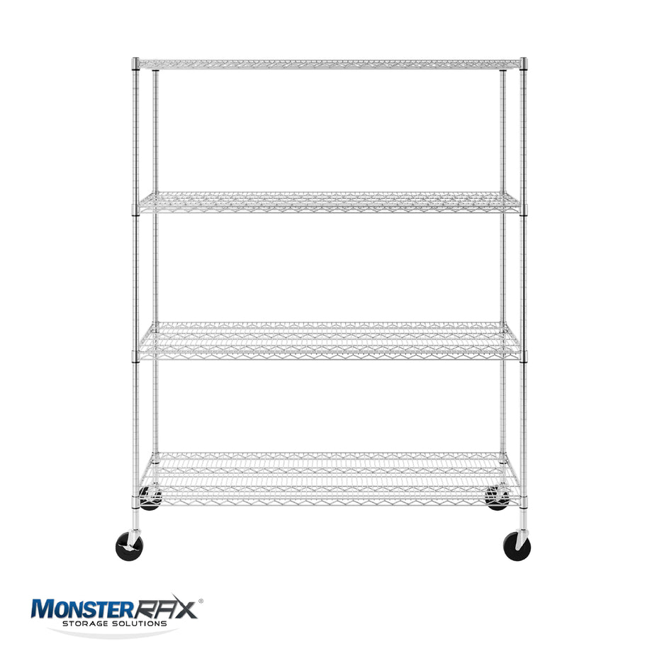 MonsterRax 24 x 92 x 84 Freestanding Garage Shelves - Heavy Duty –  MonsterRAX
