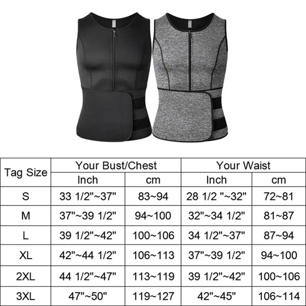 Men's Sweat Vest Body Shaper