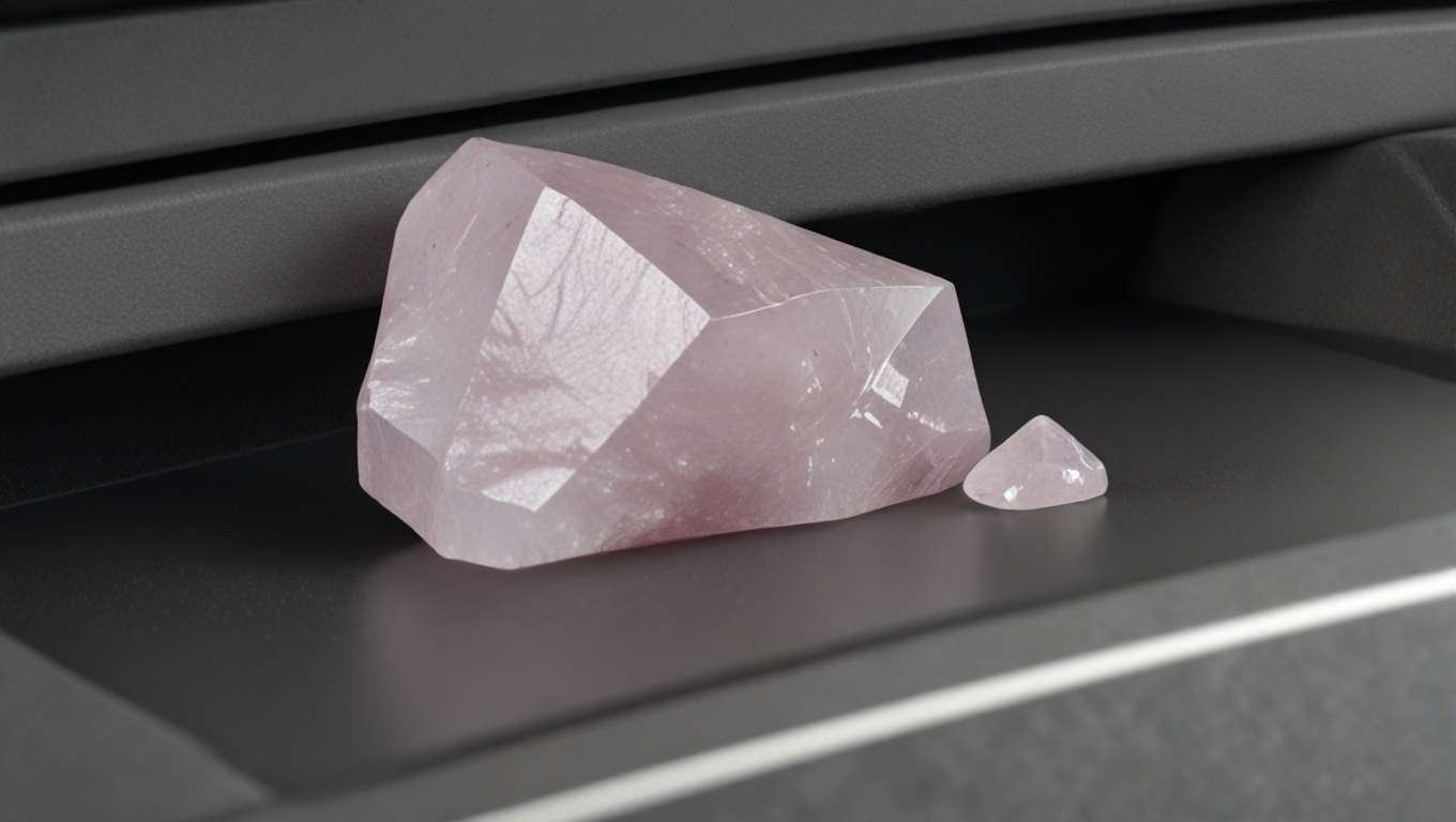 rose quartz car protection