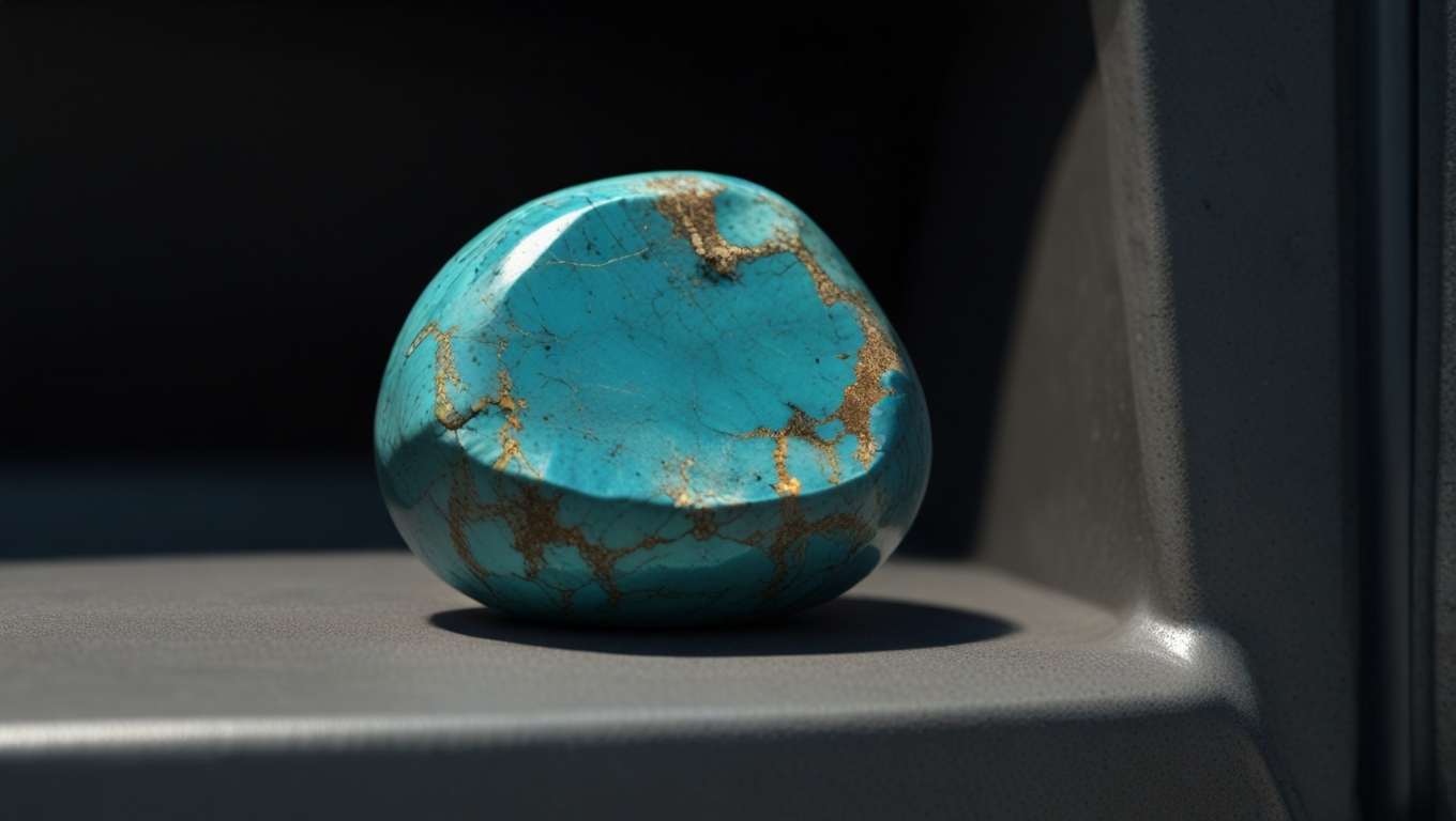 turquoise stone car protection
