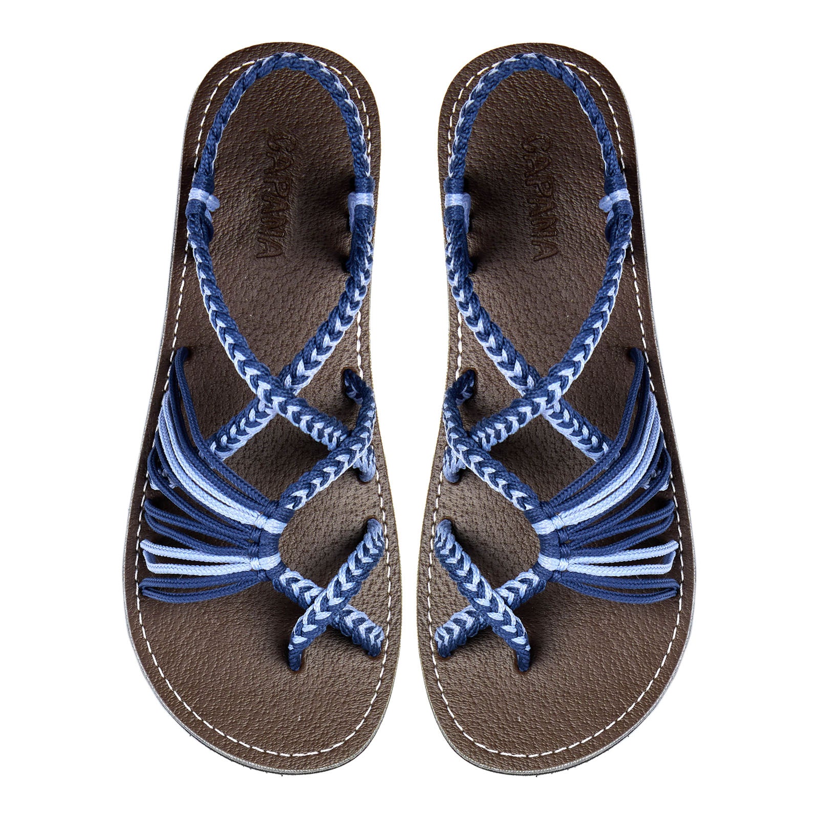 Buy Blue Flat Sandals for Women by ARAISH Online | Ajio.com