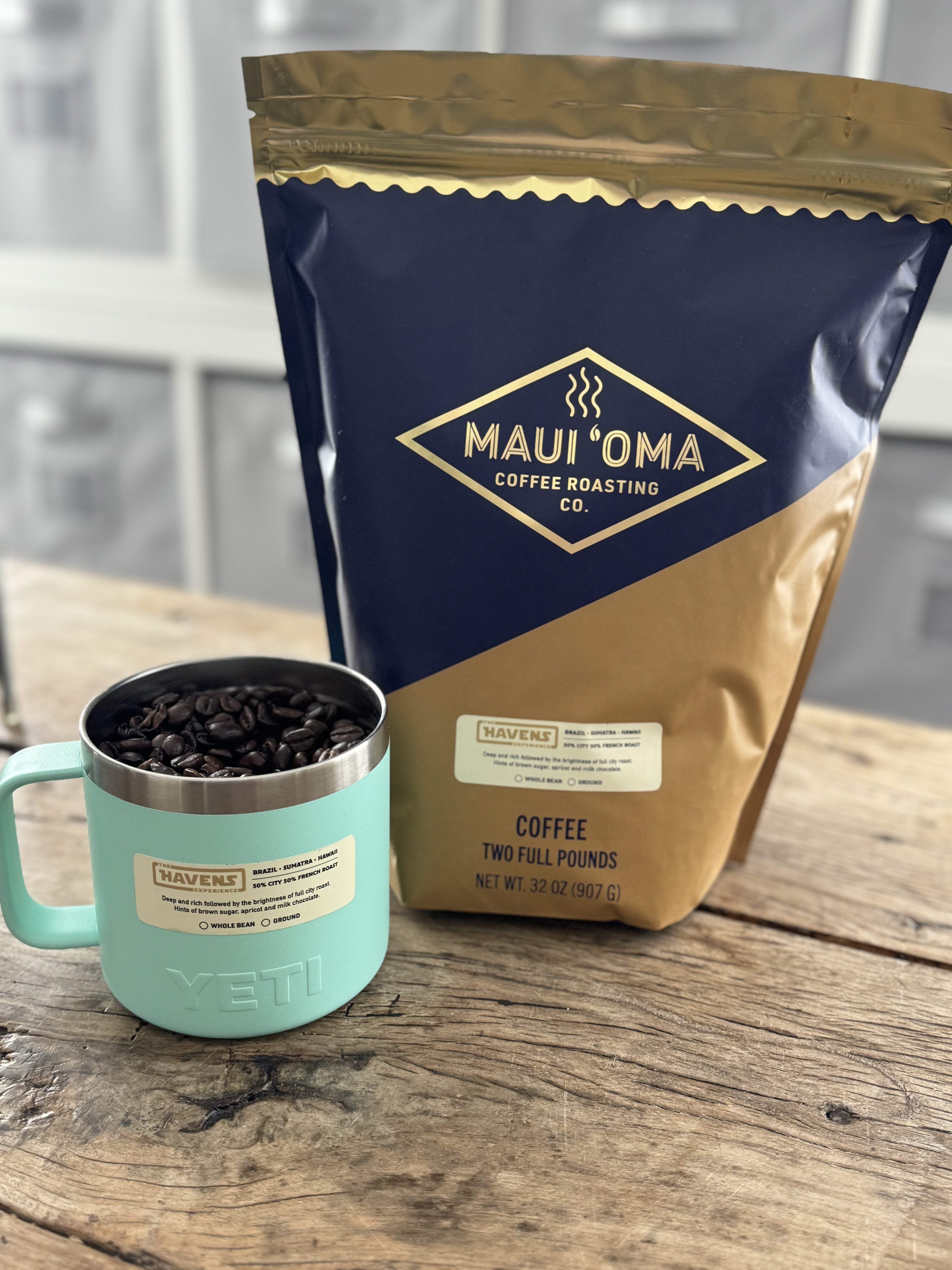 2 lb Medium Roast Maui ‘Oma Coffee, The Havens Experience