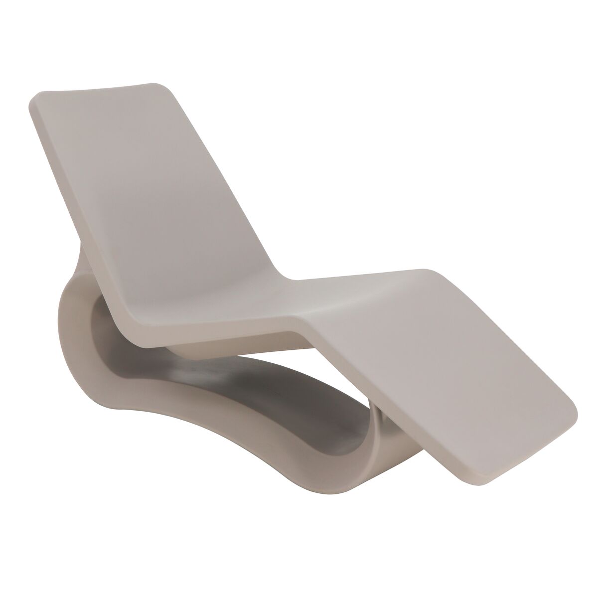 Tramontina Octo Polyethylene Sun Lounger (Grey) - Tramontina Store product image