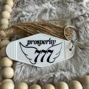 Vintage Motel Key Chain-Retro Hotel Key Chain-Angel Numbers - Salty Southern Crafts