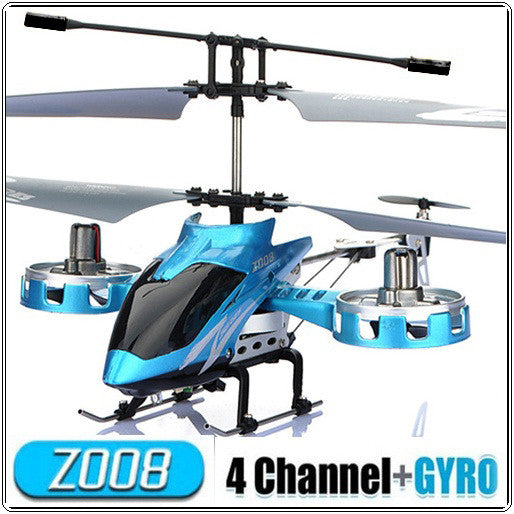 4 channel helicopter with gyroscope