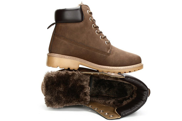 Suede leather man boot Winter men boots ankle shoes | Buycoolprice