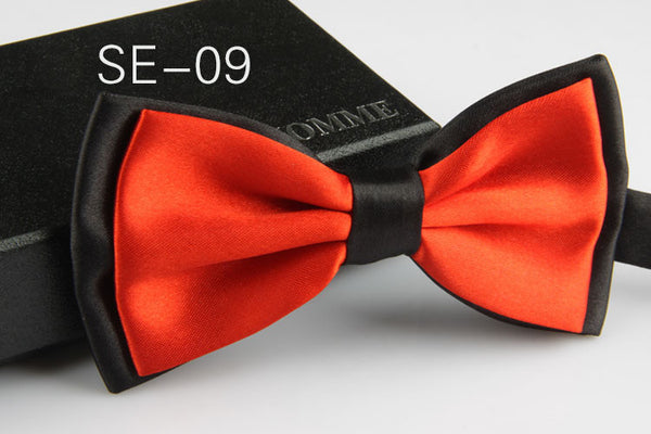 Man Formal commercial bow tie male double color marriage bow ties for ...