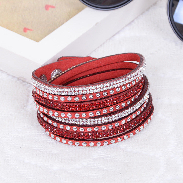 red fashion bracelets