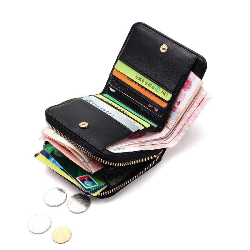Patent Leather Women Short Wallets Ladies Small Wallet Zipper Roomy Co | Buycoolprice