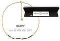 Edelstenen ketting Happy