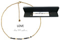 Edelstenen ketting Love