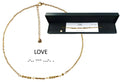 Edelstenen ketting Love