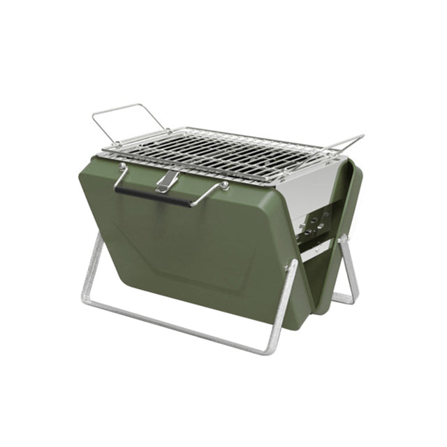 paniek Gespecificeerd Toestemming Portable Camping BBQ Folding Cooking Charcoal Coal Stainless Steel Gri –  Dave's Deals Direct