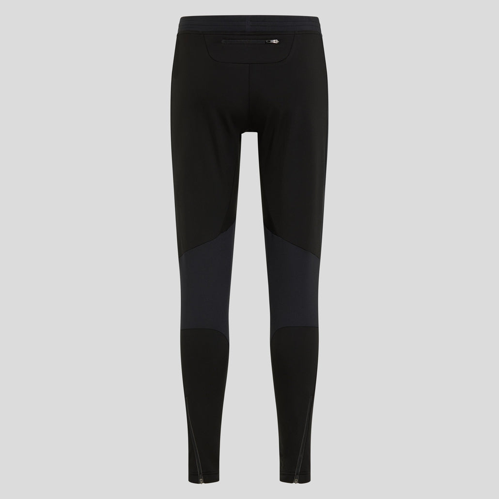 ODLO-PANTS LANGNES W DARK SAPPHIRE - WHITE - Cross-country ski leggings