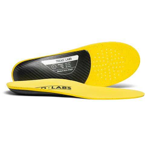 Dash Thin insole's carbon-fiber arch support and ventilated top covers