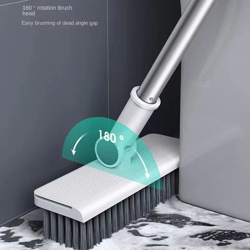 Multifunctional broom and dustpan set with 3-in-1 design, ergonomic handle, and self-cleaner, ideal for efficient home cleani