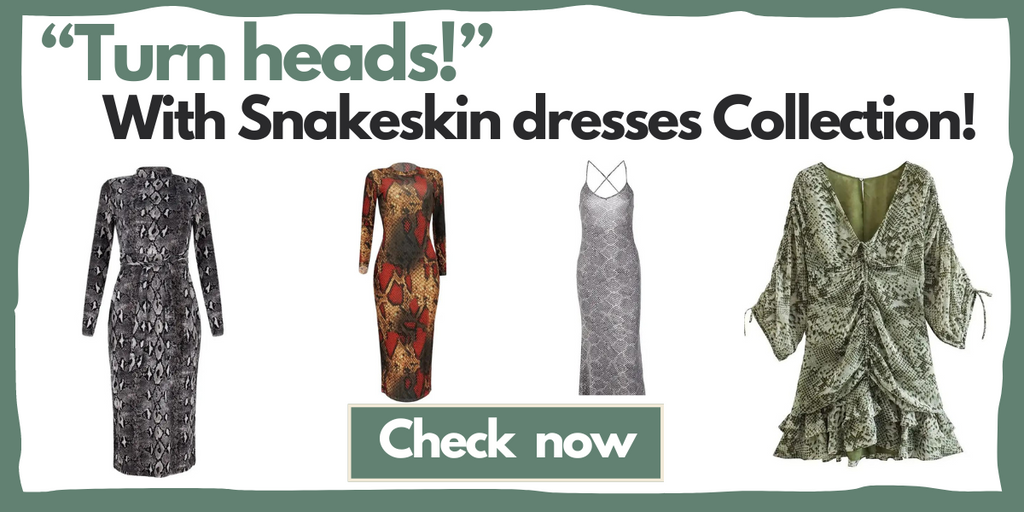 snakeskin dresses collection