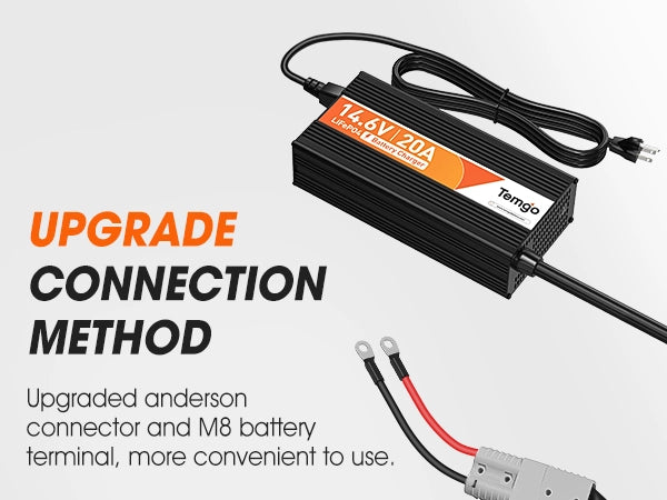 14.6V 20A Charger connect A