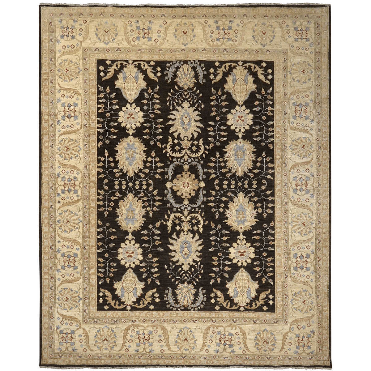 Inactief Aanvankelijk Hoofdkwartier Perzisch tapijt handgeknoopt - 245 x 206 cm - Goud, Beige, Zwart - Wol —  Orientalized