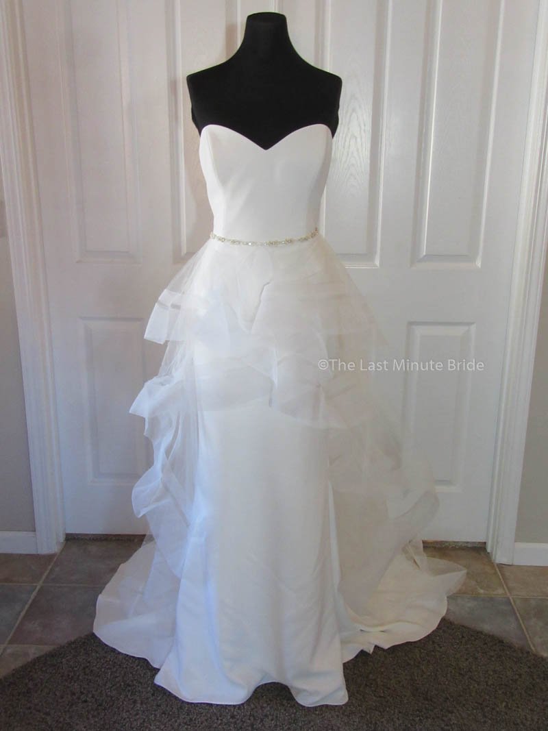 enzoani strapless wedding dress