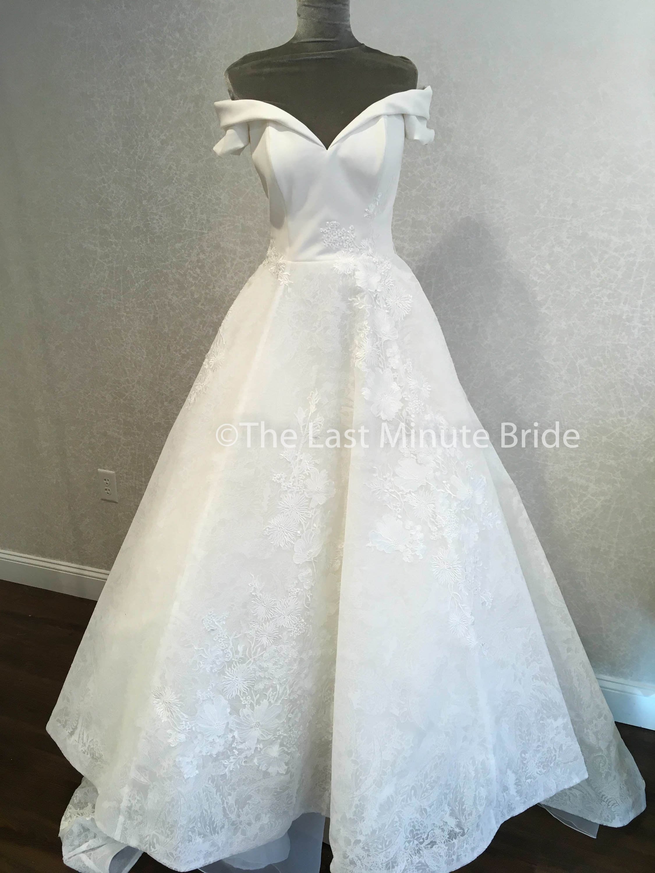 zinnia wedding dress