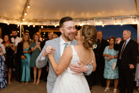 Summer Wedding at the Herb Lyceum - couple dancing