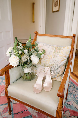 Summer wedding at the Herb Lyceum in Groton - bridal accessories