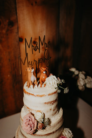 Wedding cake for a rustic elegant wedding at the Westfield River Brewing Company.