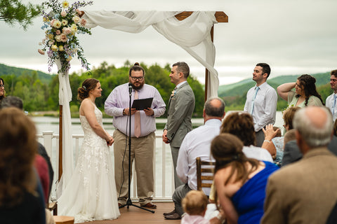 Camp Lenox, Berkshires, MA Wedding Ceremony