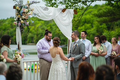 Camp Lenox, Berkshires, MA Wedding Ceremony