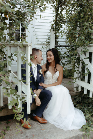 Wedding couple portraits at the Herb Lyceum