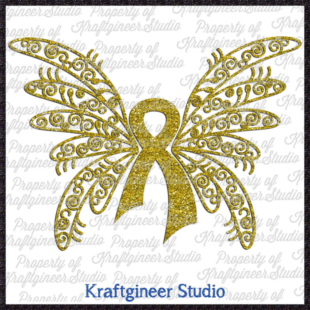 Download For A Cause Svg Awareness Butterfly Outline Svg Cut File Kraftgineer Studio