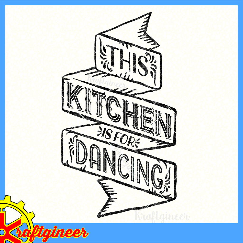 Download Household SVG | Dancing Kitchen SVG, DXF, EPS, Cut File - Kraftgineer Studio