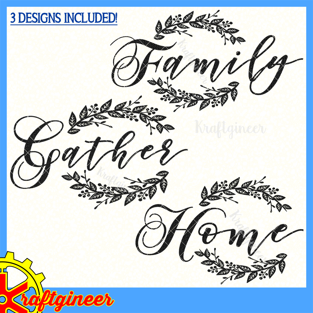 Download Household SVG | Family Home Gather SVG, DXF, EPS, Cut File ...