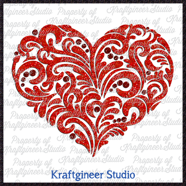 Download Valentine's Day SVG | Filigree Heart SVG, DXF, EPS, Cut ...