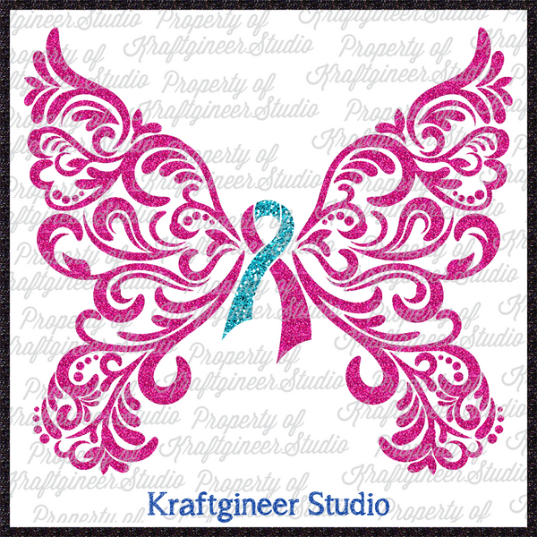 Free Free Butterfly Ribbon Svg 384 SVG PNG EPS DXF File