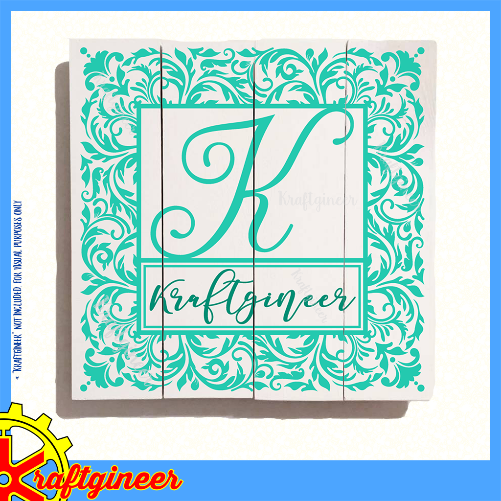 Download Weddings SVG | Flourish Alphabet Frame A-M SVG, Cut File ...