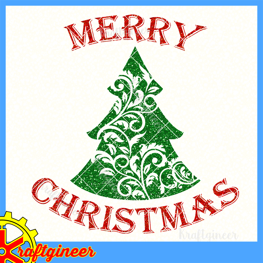 Download Christmas SVG | Flourish Tree SVG, DXF, EPS, Cut File ...