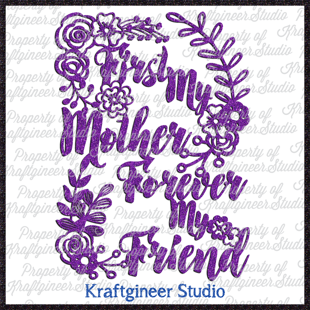 Download Mother S Day Svg Mother Papercut Svg Dxf Eps Cut File Kraftgineer Studio SVG, PNG, EPS, DXF File