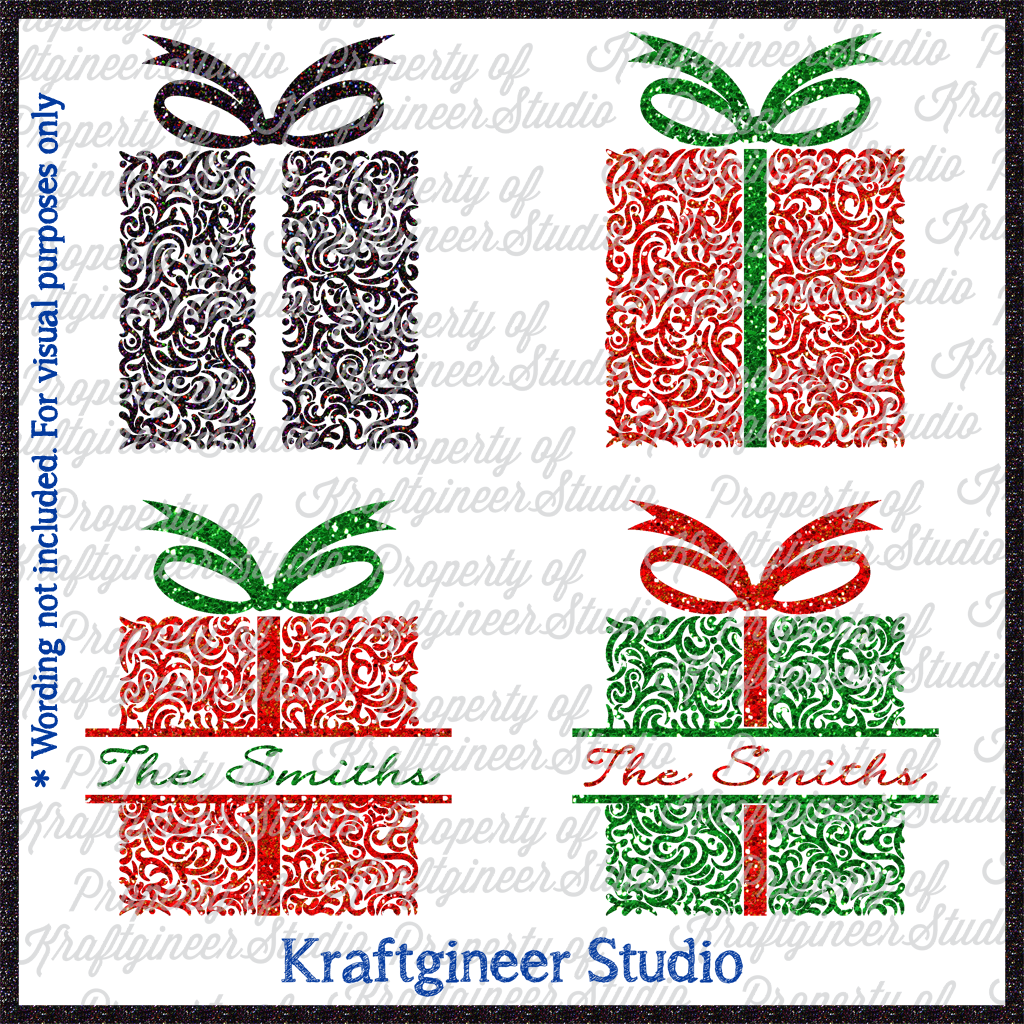 Download Christmas Svg Presents Svg Dxf Eps Cut File Kraftgineer Studio