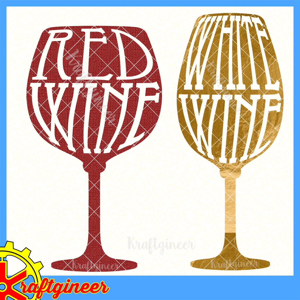 Download Household SVG | RedWhite Wine SVG, DXF, EPS, Cut File ...