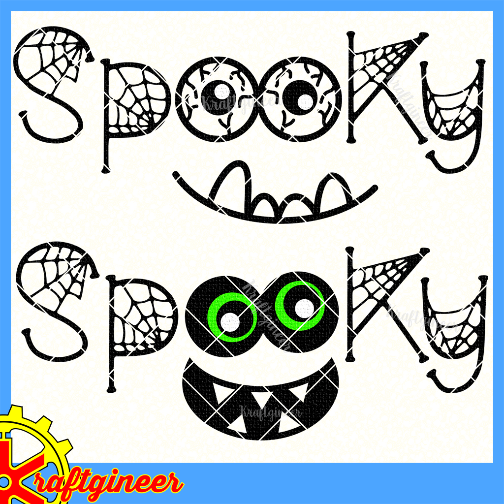 Download Halloween SVG | Spooky Eyes SVG, DXF, EPS, Cut File ...