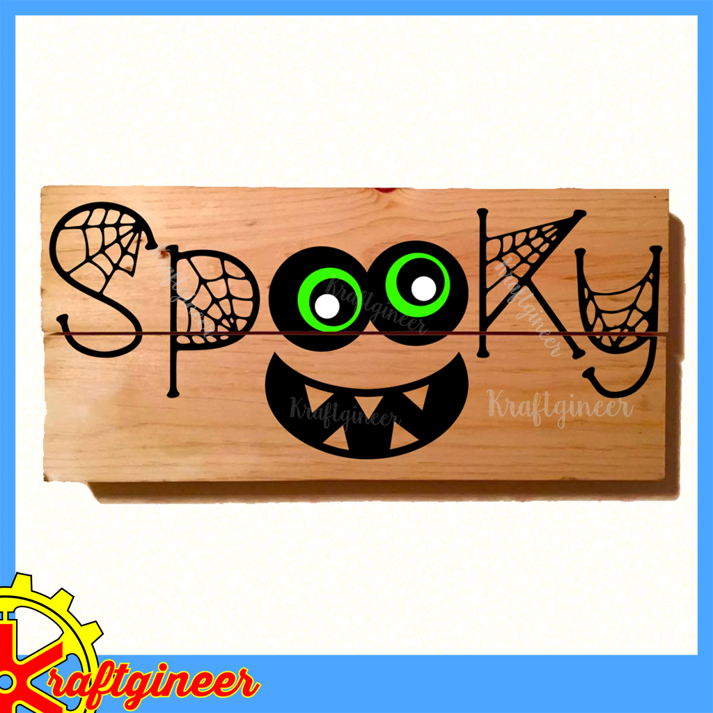 Halloween SVG | Spooky Eyes SVG, DXF, EPS, Cut File – Kraftgineer Studio