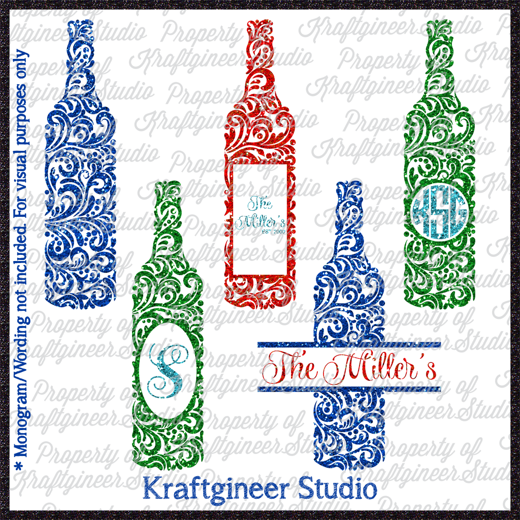 Download Household SVG | Swirly Wine SVG, DXF, EPS, Cut File ...